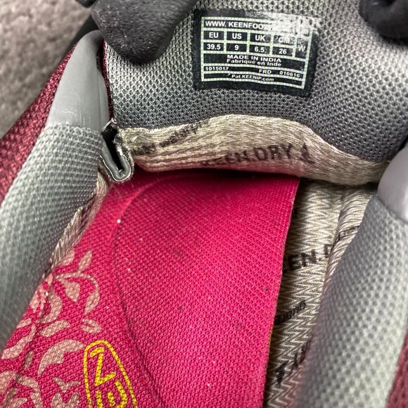 Keen Presidio Sport Mesh Waterproof Shoes Women's 9 Burgundy Hiking Outdoor - Picture 11 of 12